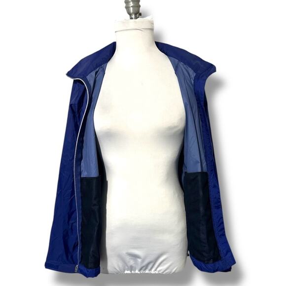 NWT Columbia Blue switchback Jacket Waterproof Lightweight windbreaker sz Medium - Picture 6 of 11